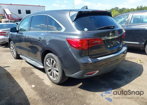 2014 Acura Mdx Technology Package from USA, damaged, VIN 5FRYD4H43EB013452